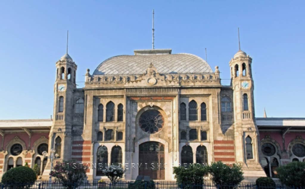 dervish show in sultanahmet sirkeci train station, dervish dance, sufism and dervish ceremony istanbul