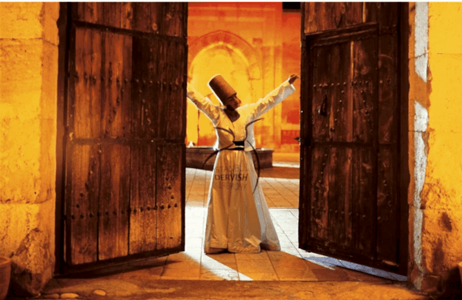 Whirling Dervish Ceremony in Cappadocia